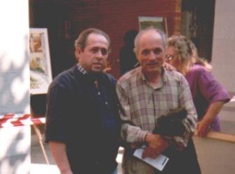 Juan Jorquera con el Pintor Antonio López