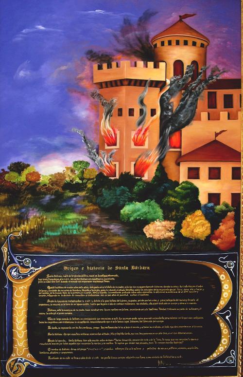 El castillo, origen histrico de Santa Brbara