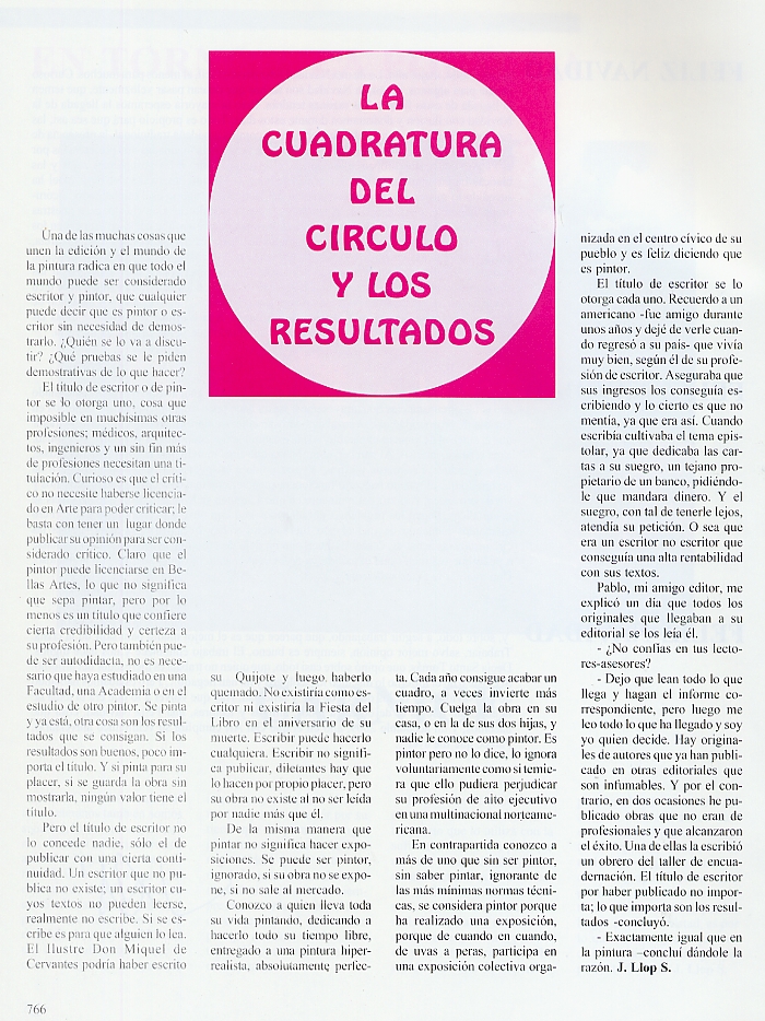 Vista de una pgina de nuestra revista