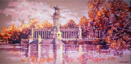5. Lago Parque del Retiro. Madrid.